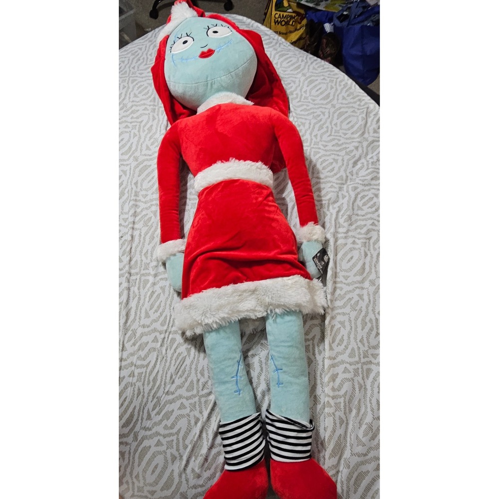Disney Nightmare Before Christmas Sally Jumbo Plush 49in Santa Outfit Ruz A22922